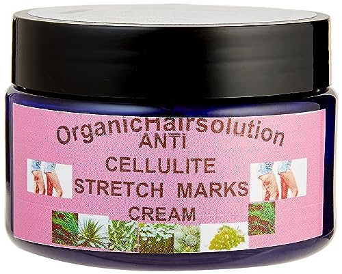 Organic Hair Solution-CELLULITE & STRETCH MARKS CREAM- Advance Formula Maternity Cream- With Neem, Cedarwood, Aloe vera Jojoba seed, Vitamin E,avocado oil, castor oil, green tea oil