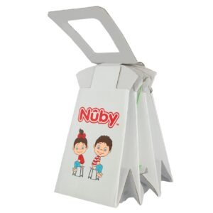 Nuby Disposable Travel Potty with Liner - Foldable and Portable Potty; Toddler Potty Essential for Camp, Trips, & Car Rides - Travel Potty for Toddler, 1 Pack