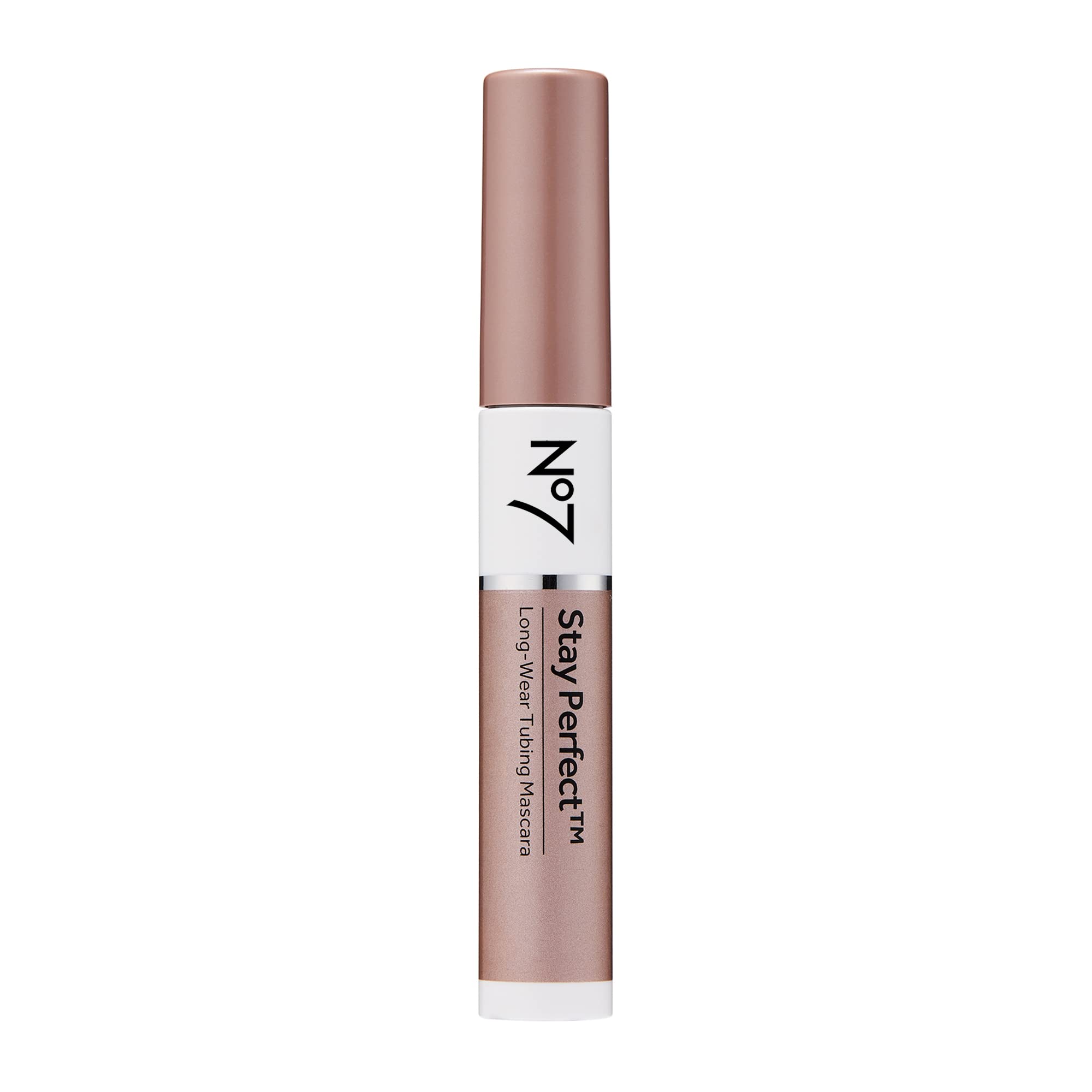 No7 Stay Perfect Mascara - Smudge-Free Mascara with Straight Brush Applicator for Long-Lasting Volume Up to 24 Hours - Rain-Proof, Tear-Proof Mascara (7ml)