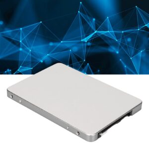 Septpenta NGFF M Key to M.2 NVME SSD Enclosure, High Speed Signal Enhancement Technology, NVME NGFF to SFF 8639 Adapter, with Switch Indicator Function Supports NVMe SSD and SATa NGFF SSD(White)