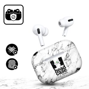 Head Case Designs Officially Licensed Juventus Football Club Black & Pink Marble Logo Art Vinyl Sticker Skin Decal Cover Compatible with Apple AirPods Pro