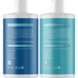 Maple Holistics Volumizing Hair Care Set - Biotin Shampoo and Conditioner with Rosemary Essential Oil and Pumpkin Seed Oil