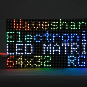 64x32 2048 RGB Full Color LED Matrix Panel 2.5mm Pitch P2.5, Display Text/Colorful Image/Animation Adjustable Brightness Chainable Design,Compatible with Raspberry Pi / Raspberry Pi Pico / ESP32