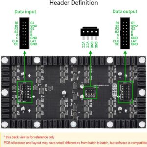 waveshare Flexible RGB Full Color LED Matrix Panel 96x48 4608 RGB LEDs, 2.5mm Pitch, Adjustable Brightness and Bendable PCB,Compatible with Raspberry Pi/Raspberry Pi Pico / ESP32