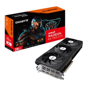 GIGABYTE Radeon RX 7900 XTX Gaming OC 24G Graphics Card, 3X WINDFORCE Fans, 24GB 384-bit GDDR6, GV-R79XTXGAMING OC-24GD Video Card