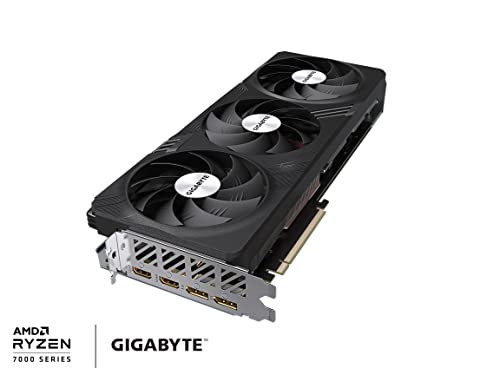 GIGABYTE Radeon RX 7900 XTX Gaming OC 24G Graphics Card, 3X WINDFORCE Fans, 24GB 384-bit GDDR6, GV-R79XTXGAMING OC-24GD Video Card