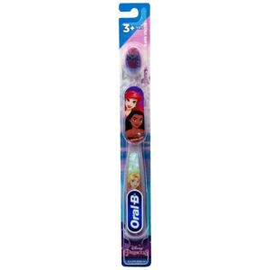 Oral-B Princess Toothbrush for Little Girls, Extra Soft, Characters Rapunzel - 1 Count and Kids Cavity Protection Toothpaste, Sparkle Fun Size 0.85oz (24g) - Pack of 2 Set for Age 3+