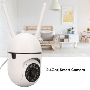 1080P Security Camera, 2.4GHz Home Security Cameras, PTZ Camera, 2 Way Talk, Phone App, AI Motion Detection, Siren, Night, Easy Set Up