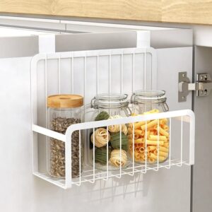 Kitchen Shelf Cupboard Side Storage Rack Kitchen Organizer Shelf Baking Finish Carbon Steel Shelves Bathroom Cabinet Door Chest Hanging Basket Kitchen Rack Storage