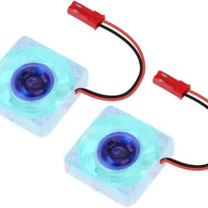 2/4pcs Raspberry Pi 4 Fan Raspberry Pi Cooling Fan Brushless CPU Quiet LED Cooling Compatible with Raspberry Pi 4/Pi 3/3B+/4B/Pi Zero w (2)