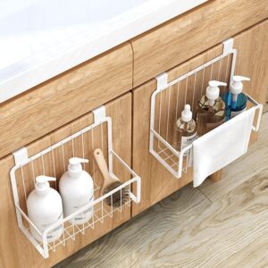 Kitchen Shelf Cupboard Side Storage Rack Kitchen Organizer Shelf Baking Finish Carbon Steel Shelves Bathroom Cabinet Door Chest Hanging Basket Kitchen Rack Storage