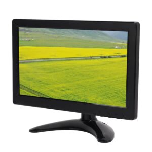 hd monitor, built in speaker dvr monitor screen remote control easy installation tft lcd with vga cable for laptop (us plug)