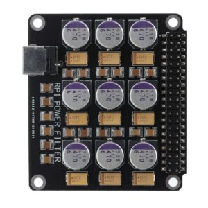 Hilitand DC5V Power Filter Board Power Filter Board for Raspberry Pi DAC Audio Decoder Boards HIFI Expansion Module DC5V