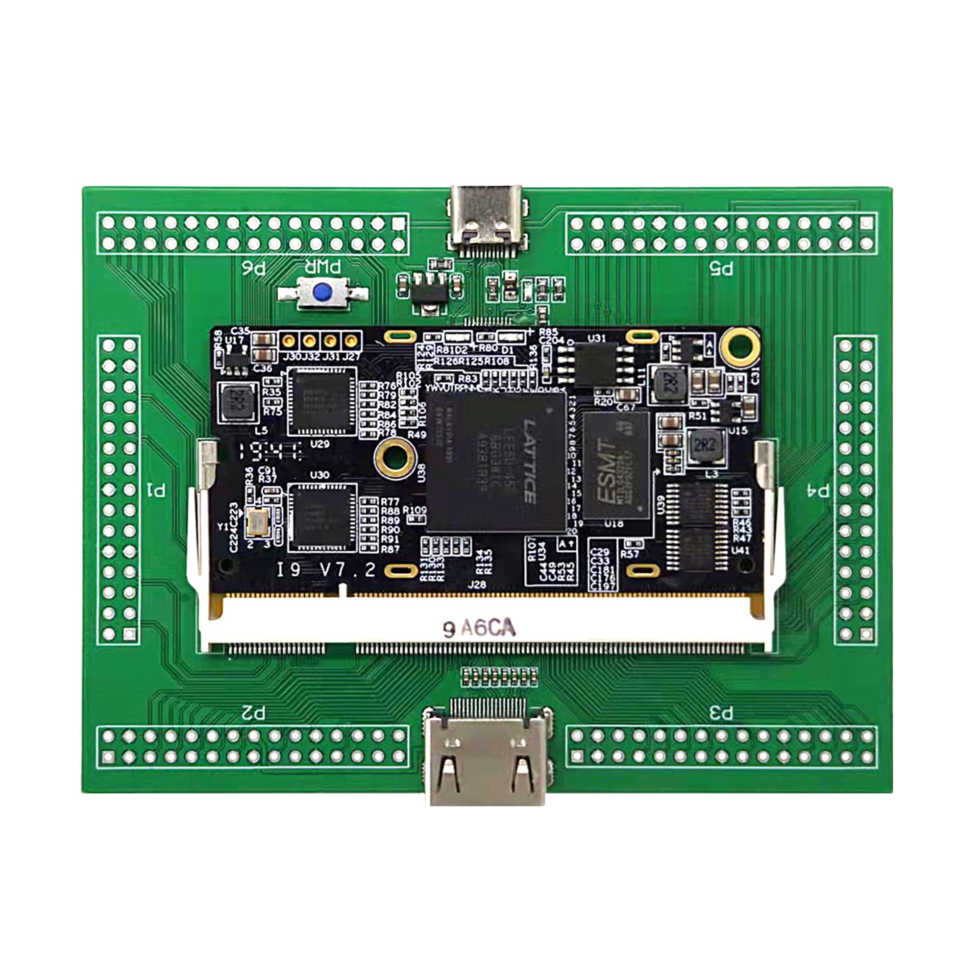 Lattice ECP5 FPGA RISC-V Development Board Colorlight i5 i9 Module LFE5U Open Source Toolchain (i9 and Ext Board)