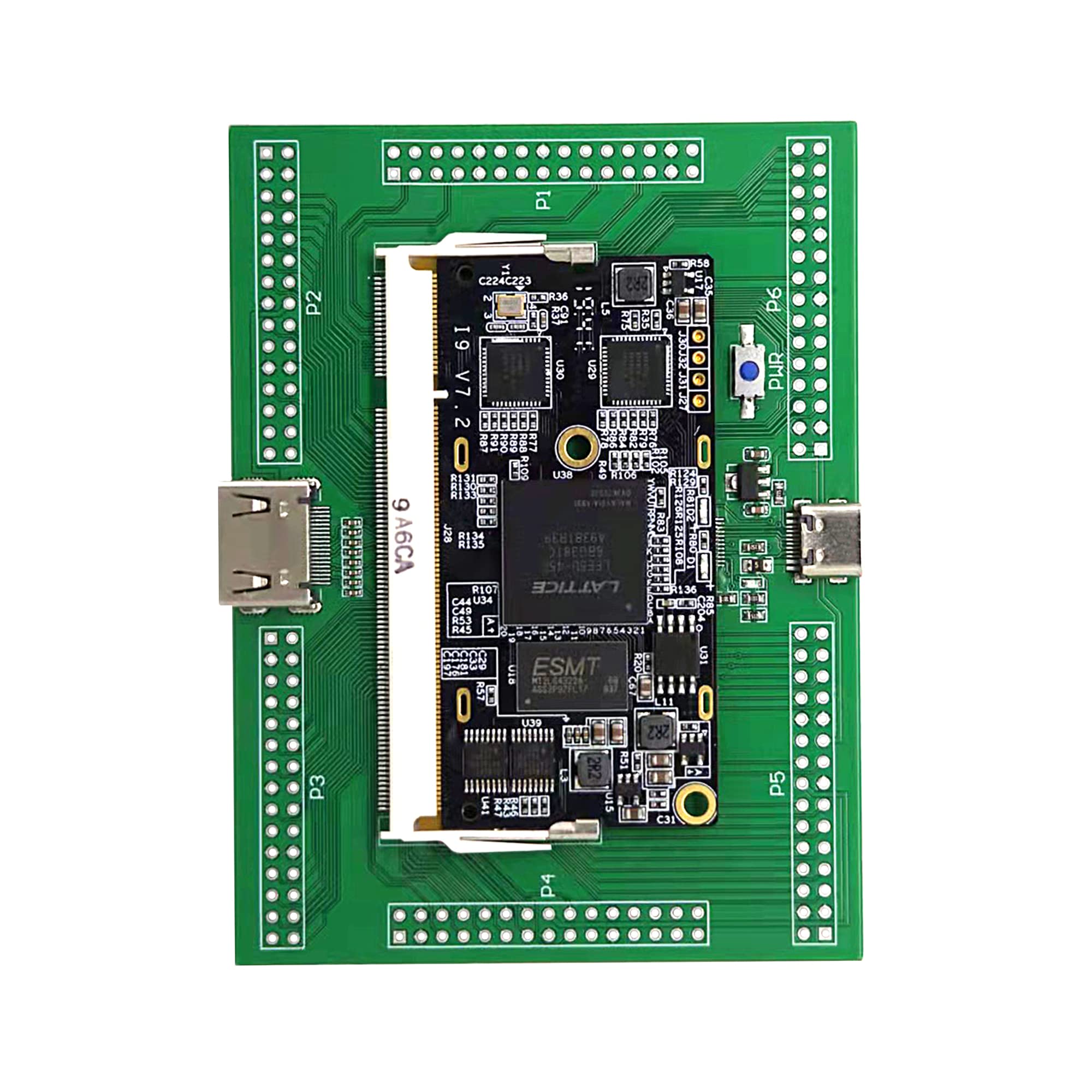 Lattice ECP5 FPGA RISC-V Development Board Colorlight i5 i9 Module LFE5U Open Source Toolchain (i9 and Ext Board)