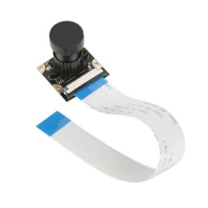 5mp camera module, webcam board ov5647 chip easy installation clear image high sensitivity with 15cm ribbon cable for raspberry pi b 3 2