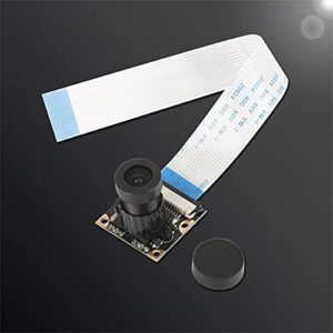 Socobeta 5MP Camera Module, OV5647 Chip 72° View Angle Clear Image Webcam Board High Sensitivity for Raspberry Pi B 3 2