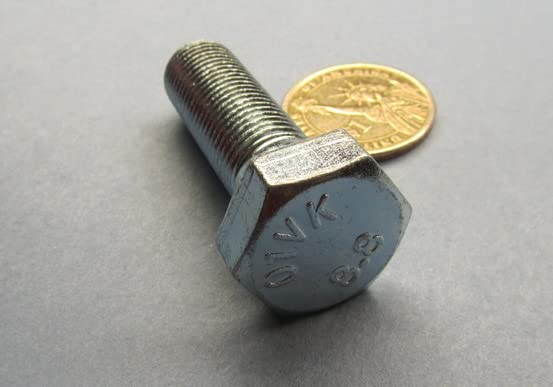 Class 8.8 Zinc Steel Bolts FT M14 x 1.5 mm x 45 mm Long 10 pcs