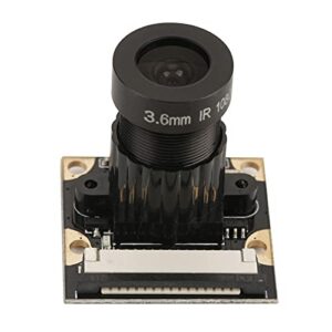 Socobeta 5MP Camera Module, OV5647 Chip 72° View Angle Clear Image Webcam Board High Sensitivity for Raspberry Pi B 3 2