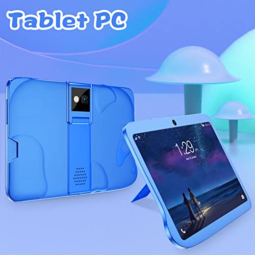 Kids Tablet, US Plug 100240V 5000mAh Capacity HD Tablet 4GB 32GB for 10.0 for Reading (Blue)