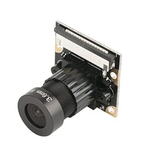 5MP Camera Module, Webcam Board OV5647 Chip Easy Installation Clear Image High Sensitivity with 15cm Ribbon Cable for Raspberry Pi B 3 2