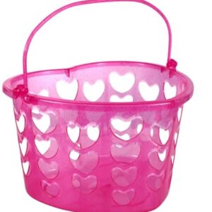 Heart Shaped Valentine's Day Pink Baskets Bundle of 4