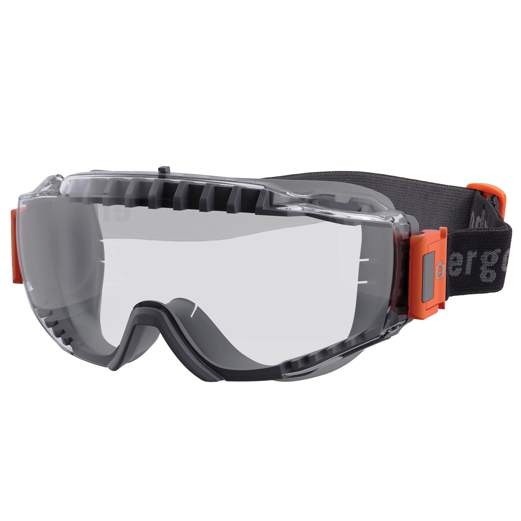 Ergodyne Skullerz Modi Protective OTG Safety Goggle, Indirect Venting, Anti Fog, Scratch Resistant​, Adjustable Fabric Strap