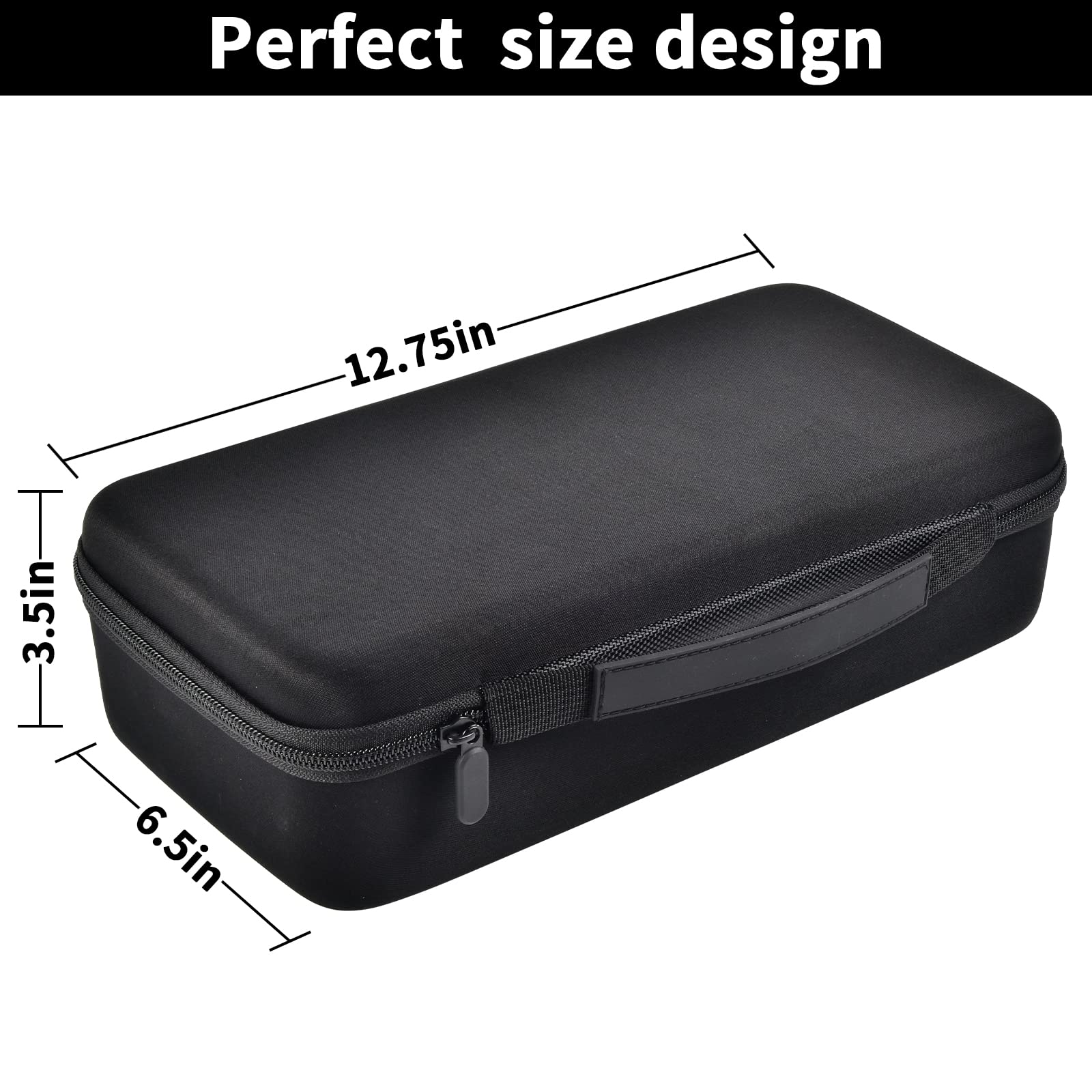 casmilee Case Compatible with Dyson/for Shark/for REVLON/for Airwrap Hair Dryer, Also for Laifen Negative Ionic Blow Dryer, Storage Bag for Smooth Nozzle, Hairpins, Hair Care Essentials (Box Only)