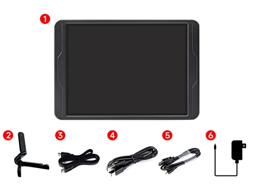 Coolwell 8inch for Raspberry Pi Screen Touchscreen 2K High Resolution Capacitive Display for Raspberry Pi 4B CM4 Jetson Nano 1536×2048 IPS Screen