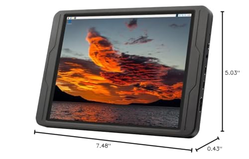 Coolwell 8inch for Raspberry Pi Screen Touchscreen 2K High Resolution Capacitive Display for Raspberry Pi 4B CM4 Jetson Nano 1536×2048 IPS Screen