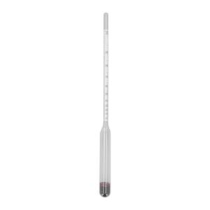 Hydrometer Tool, Glass Wide Application Beer Meter Clear Scale Durable for Home