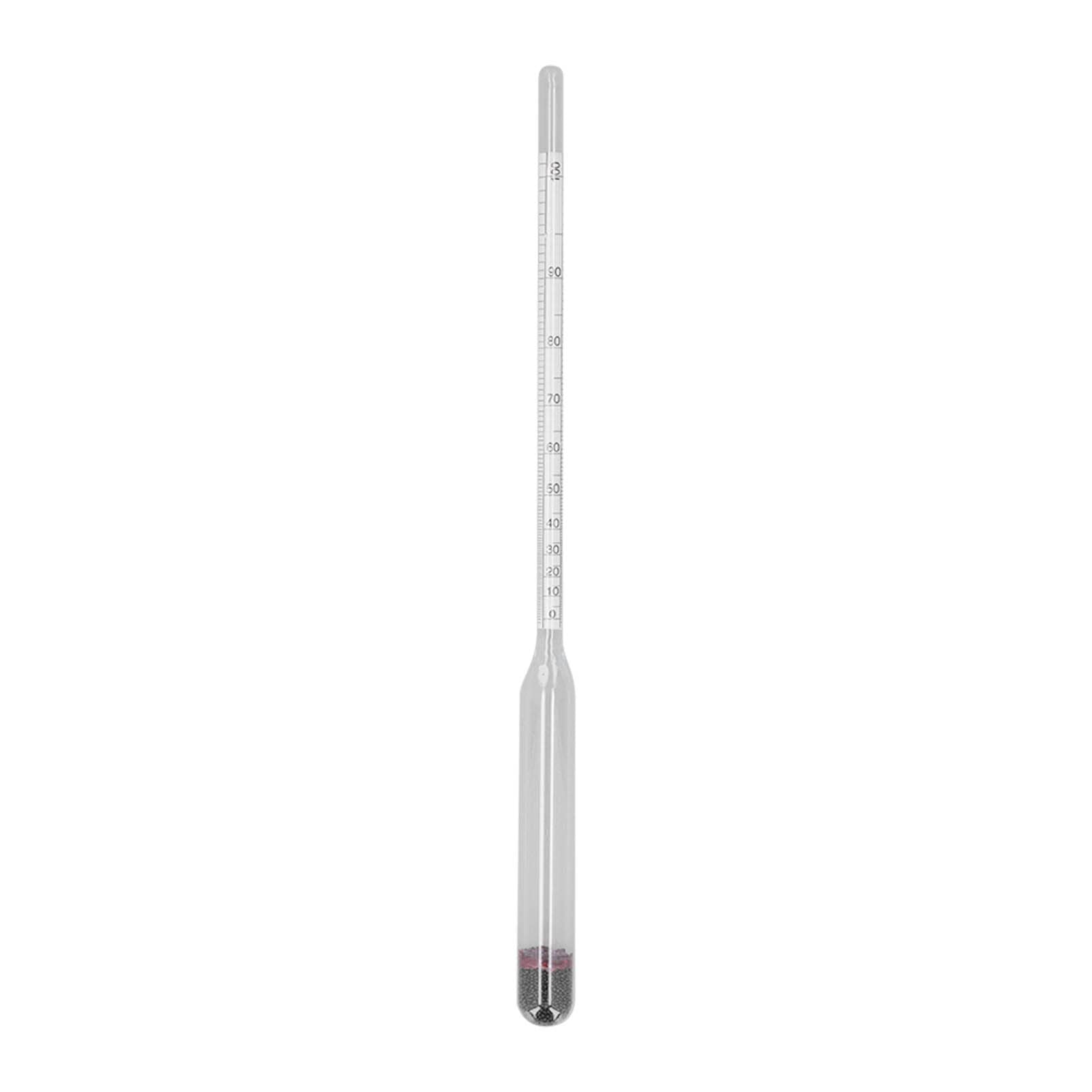 Hydrometer Tool, Glass Wide Application Beer Meter Clear Scale Durable for Home