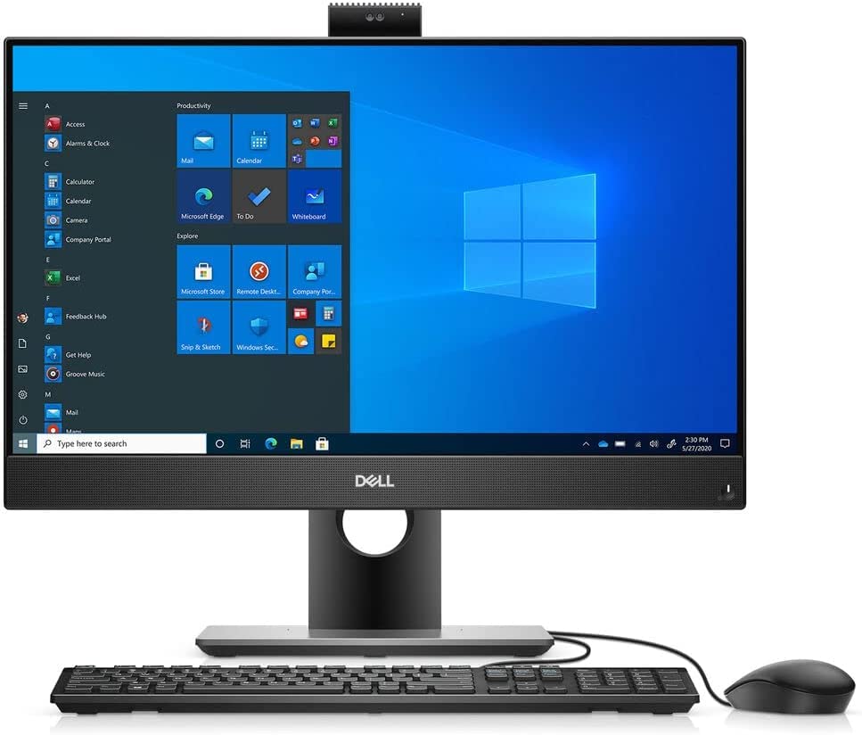 Dell OptiPlex 24 7400 All-in-One 2TB SSD 64GB RAM Extreme (Intel Core i9-12900K Processor Turbo Boost to 5.20GHz, 64 GB RAM, 2 TB SSD, 24-inch FullHD IPS, Win 10 Pro) PC Computer Desktop