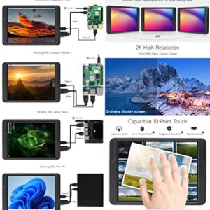 waveshare 8inch 2K Capacitive Touch Display, Compatible with Raspberry Pi 5/ 4B and CM4, 1536×2048, IPS, High Compatibility