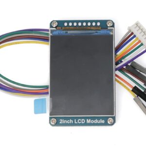 Coolwell 2 Inch LCD Display for Raspberry Pi 4B+ 4B 3B+ 3B 2B+ Zero W WH 2 W Jetson Nano Ardui IPS Screen 240×320 Onboard Driver ST7789 SPI Interface Small Raspberry Pi Screen