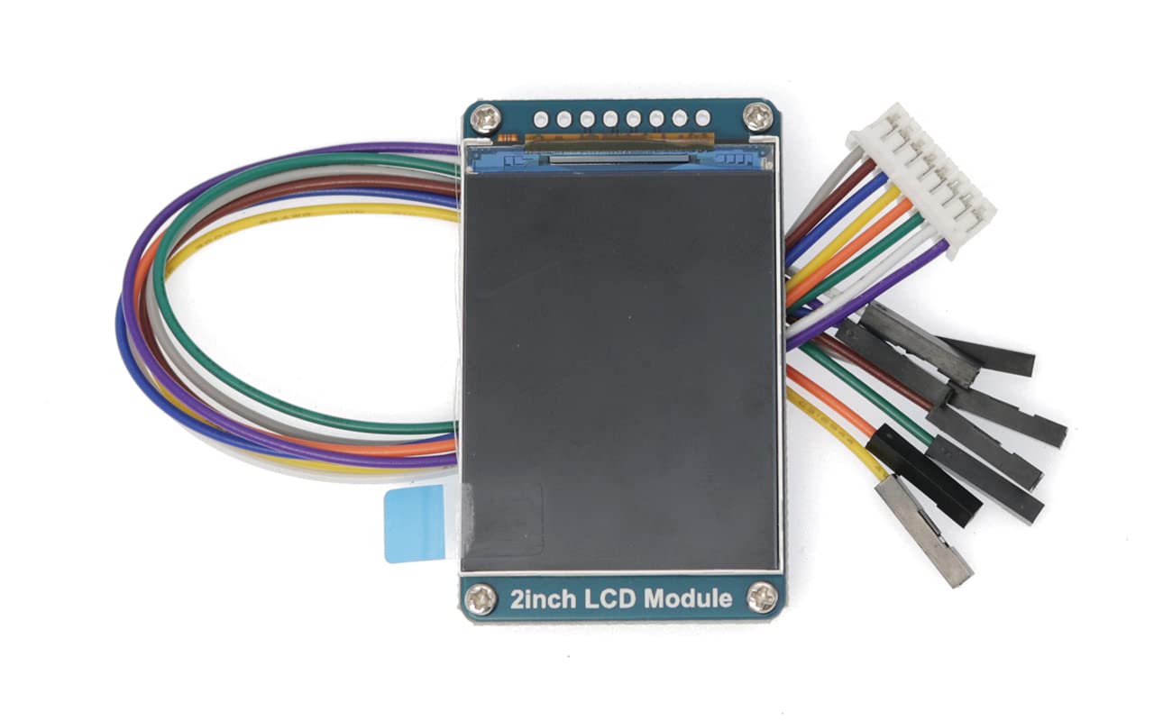 Coolwell 2 Inch LCD Display for Raspberry Pi 4B+ 4B 3B+ 3B 2B+ Zero W WH 2 W Jetson Nano Ardui IPS Screen 240×320 Onboard Driver ST7789 SPI Interface Small Raspberry Pi Screen