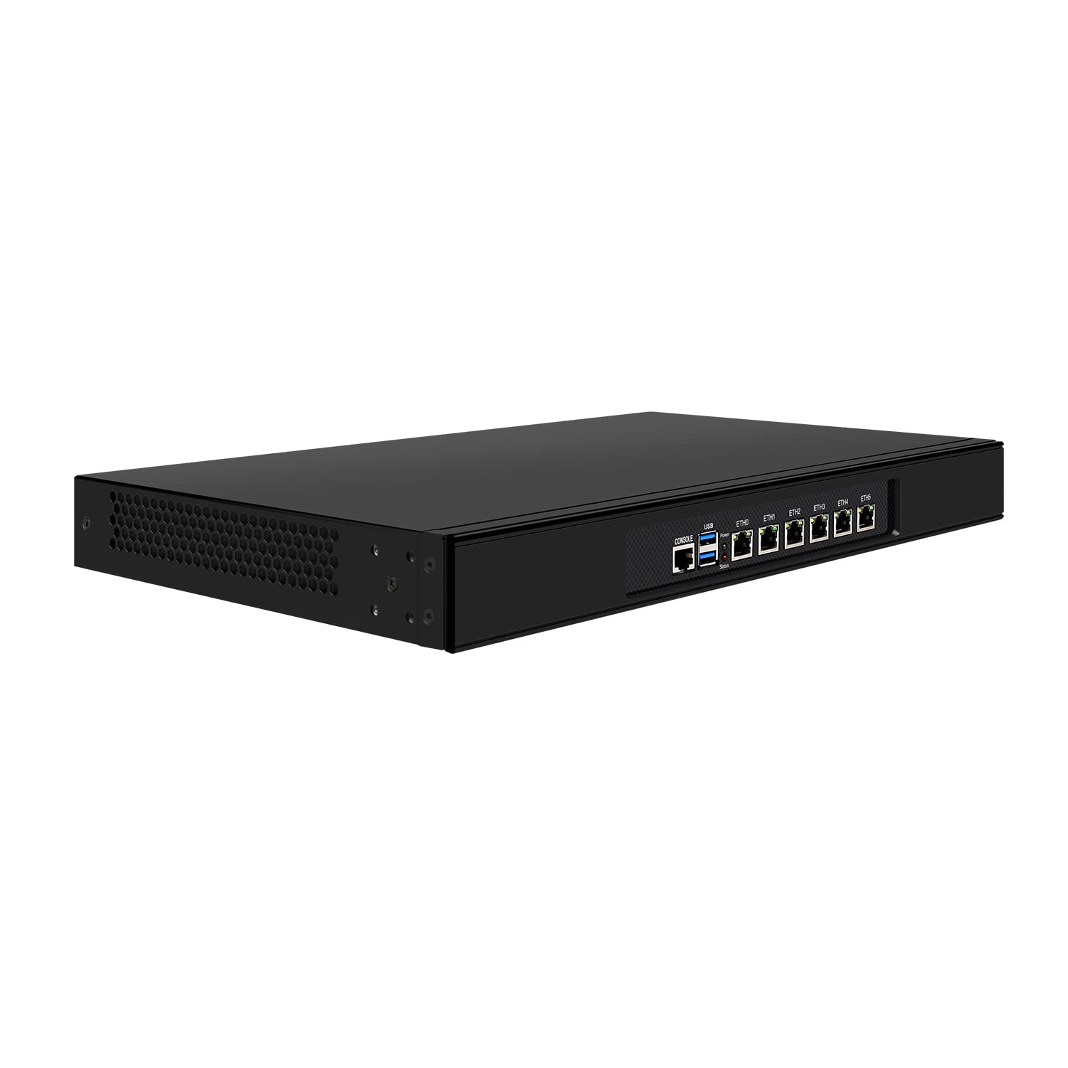 1U Firewall Appliance, OPNsense, VPN, Router PC, Intel N5105, HUNSN RJ08k, AES-NI, 6 x 2.5GbE I226-V, Console, VGA, 16G RAM, 128G SSD