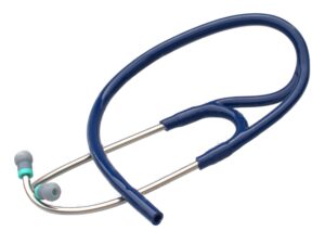 stethoscope tubing by truaevum - compatible replacement kit fits littmann(r) master cardiology(r) stethoscope & cardiology iii(r) stethoscope - double bore tube binaural k7 blue