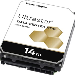 Western Digital 14TB Ultrastar DC HC530 SATA HDD - 7200 RPM Class, SATA 6 Gb/s, 512MB Cache, 3.5" - WUH721414ALE604