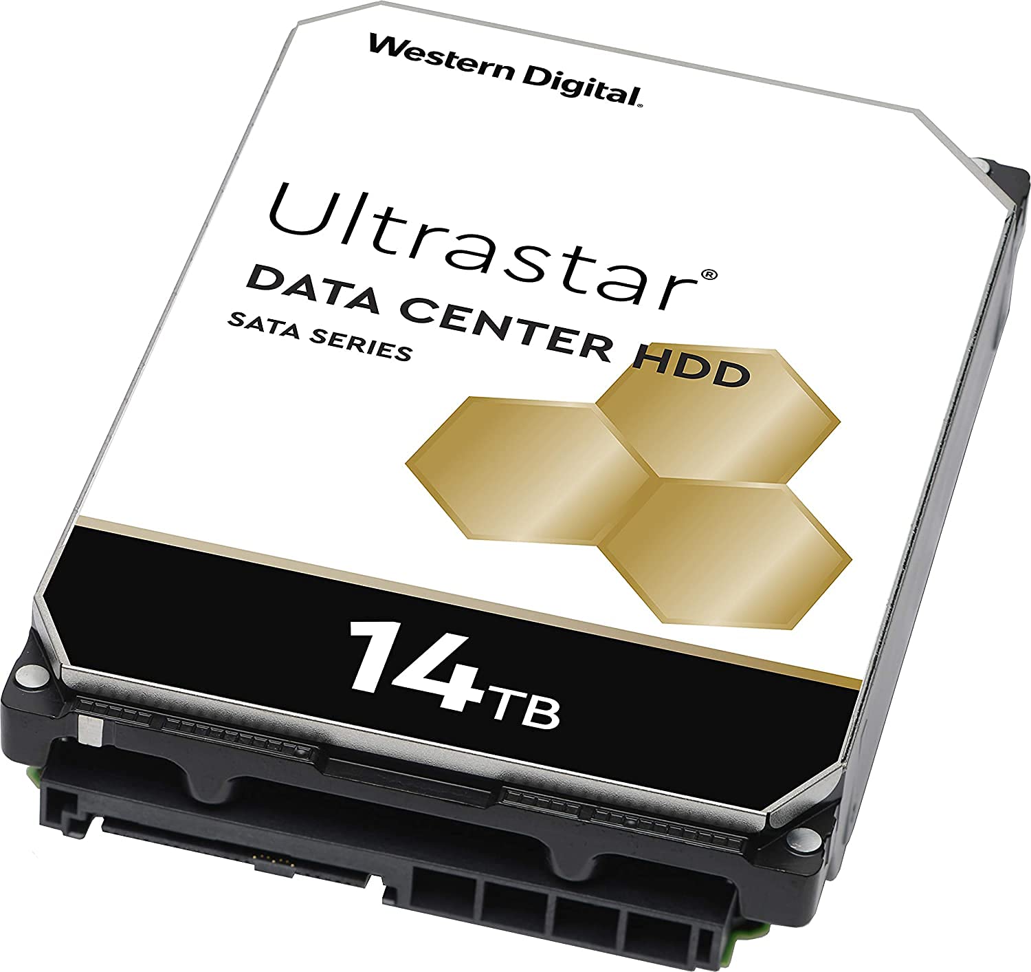 Western Digital 14TB Ultrastar DC HC530 SATA HDD - 7200 RPM Class, SATA 6 Gb/s, 512MB Cache, 3.5" - WUH721414ALE604