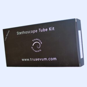 Stethoscope Tubing by Truaevum - Compatible Replacement Kit fits Littmann(r) Master Cardiology(r) Stethoscope & Cardiology III(r) Stethoscope - Double Bore Tube Binaural K7 Blue