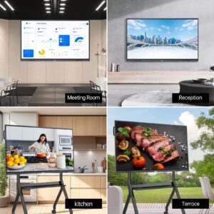 JAV Smart Board, 65'' 4K UHD Interactive Whiteboard, All in One Smartboard for Office, Digital Smart Whiteboard Built in Dual System and 13MP Camera for Classroom (Wall Mount Included)