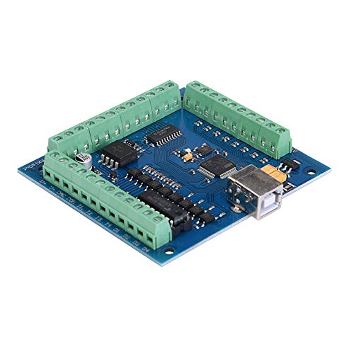 Breakout Board Interface, Motion Controller 100KHz 4 axis Linkage USB Stepper Servo Driver Motion Control Card, Desktop Barebones