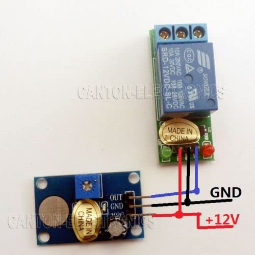 eletechsup DC 5V 12V Touch Switch Module 0-130s Delay Timer Button Board Relay (4)