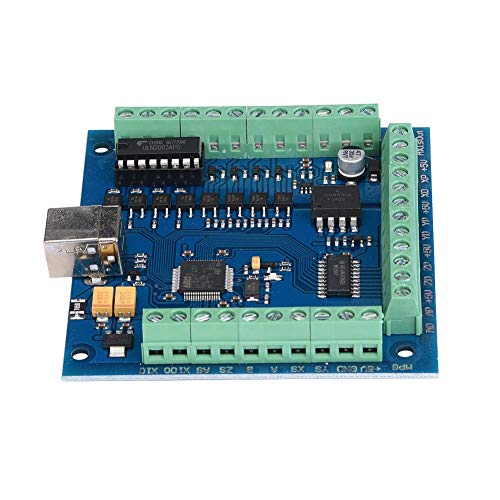 Breakout Board Interface, Motion Controller 100KHz 4 axis Linkage USB Stepper Servo Driver Motion Control Card, Desktop Barebones