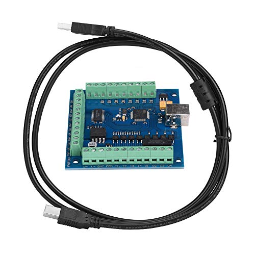 Breakout Board Interface, Motion Controller 100KHz 4 axis Linkage USB Stepper Servo Driver Motion Control Card, Desktop Barebones