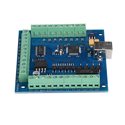 Breakout Board Interface, Motion Controller 100KHz 4 axis Linkage USB Stepper Servo Driver Motion Control Card, Desktop Barebones