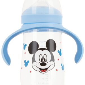 Disney Sippy Cups for Toddlers, Learner Sippy Cups for Kids with Pacifier, BPA-Free Trainer Cup with Handles, Leak-Proof Minnie Mouse and Mickey Mouse Sippy Cups, Perfect Unisex Gift for Children