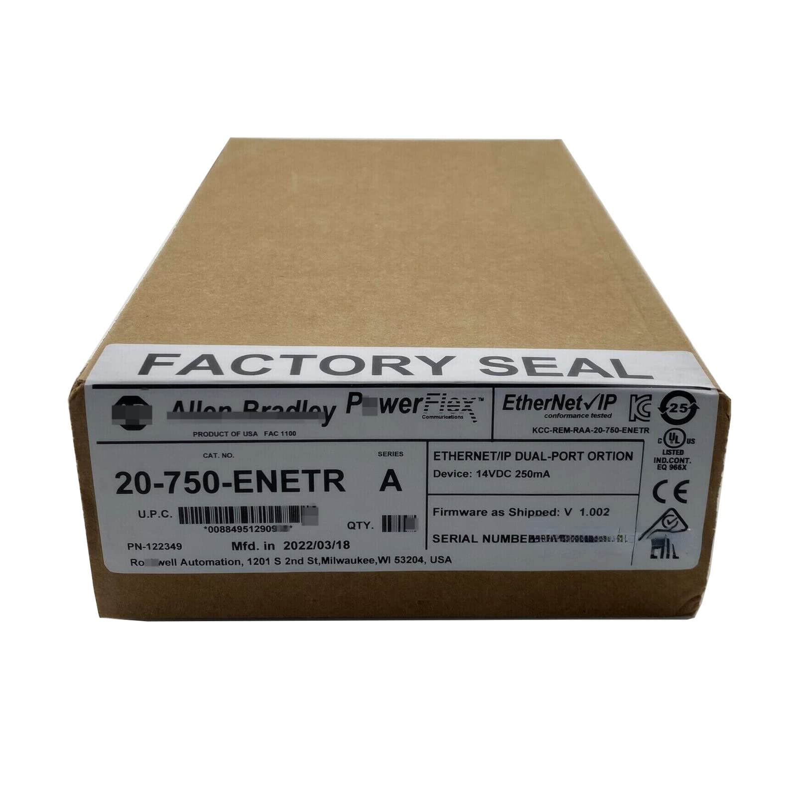 CBBEXP 20-750-ENETR Dual-Port Option Module 20750ENETR Sealed in Box 1 Year Warranty Fast Shipment