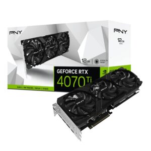 pny geforce rtx™ 4070 ti 12gb verto triple fan graphics card dlss 3